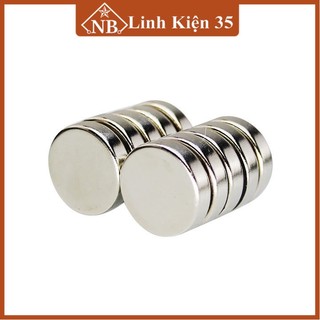 Combo 50 viên nam châm đất hiếm tròn 5x2mm (Nam châm vĩnh cửu từ tính hút cực mạnh)