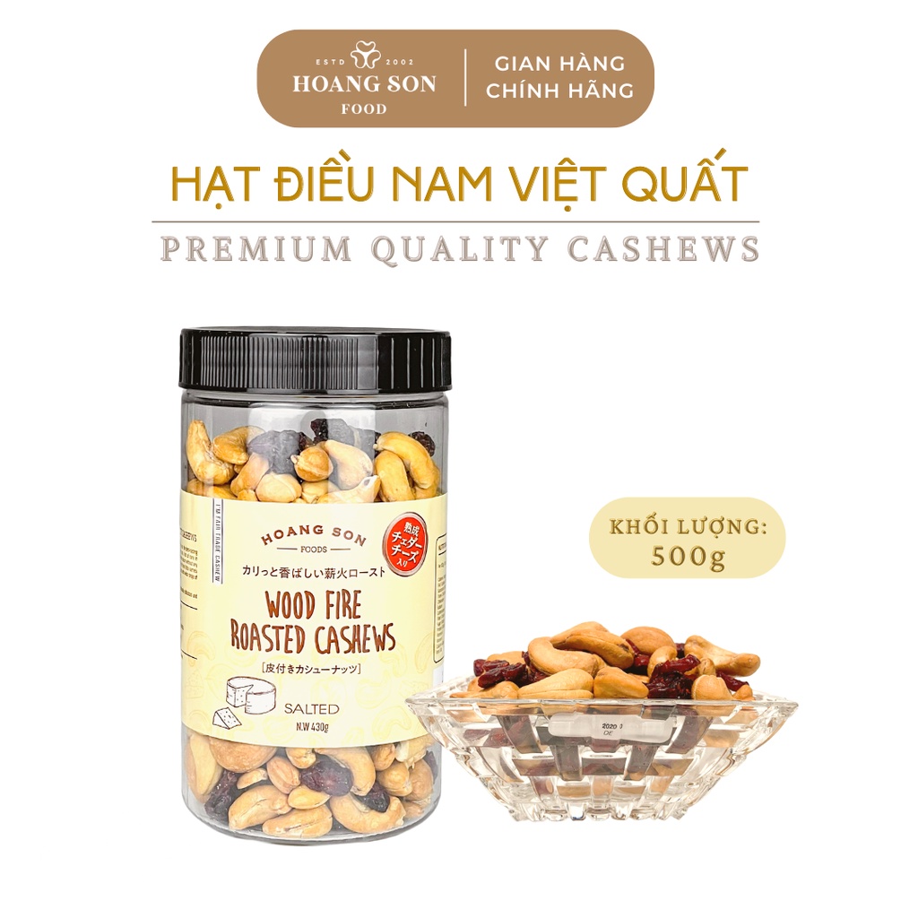 Hạt điều với nam việt quất (500g)_Điều Bình Phước xuất khẩu