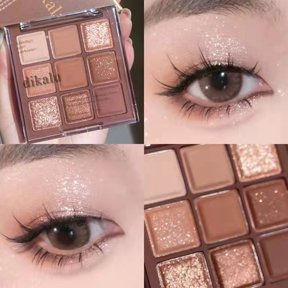 Bảng Phấn Mắt 9 Màu Sắc Dikalu Baby BB1 MMQ 2022