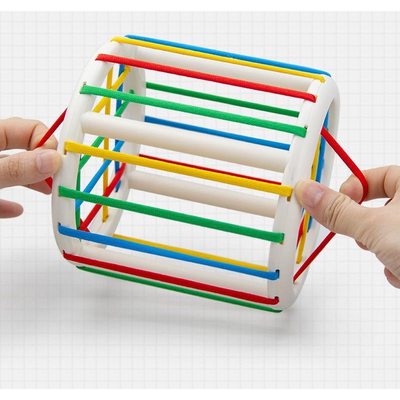 Đồ Chơi Khối Lập Phương Cảm Biến Màu Montessori Giáo Dục Sớm Cho Bé