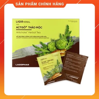 Trà Actiso + Thảo Mộc Giúp ăn ngon ngủ ngon hộp 100 túi lọc