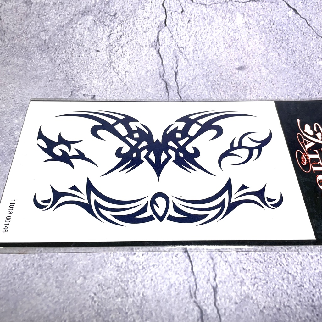 Tờ hình xăm dán tạm thời chống nước phong cách đơn giản ngẫu nhiên trang trí nghệ thuật