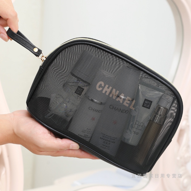 Túi Đựng Đồ Trang Điểm Trong Suốt Sức Chứa Lớn Tiện Dụng Khi Đi Du Lịch