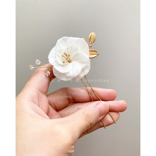 Trâm Cài/Kẹp Ghim Tóc Hoa Đất Sét ELISE HAIR PIN - Handmade - ChangAccessories