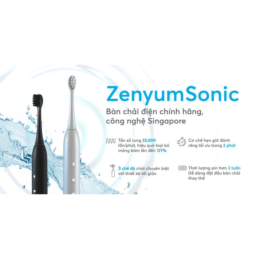 Bàn chải điện Zenyum Sonic Singapore - Nhiều màu