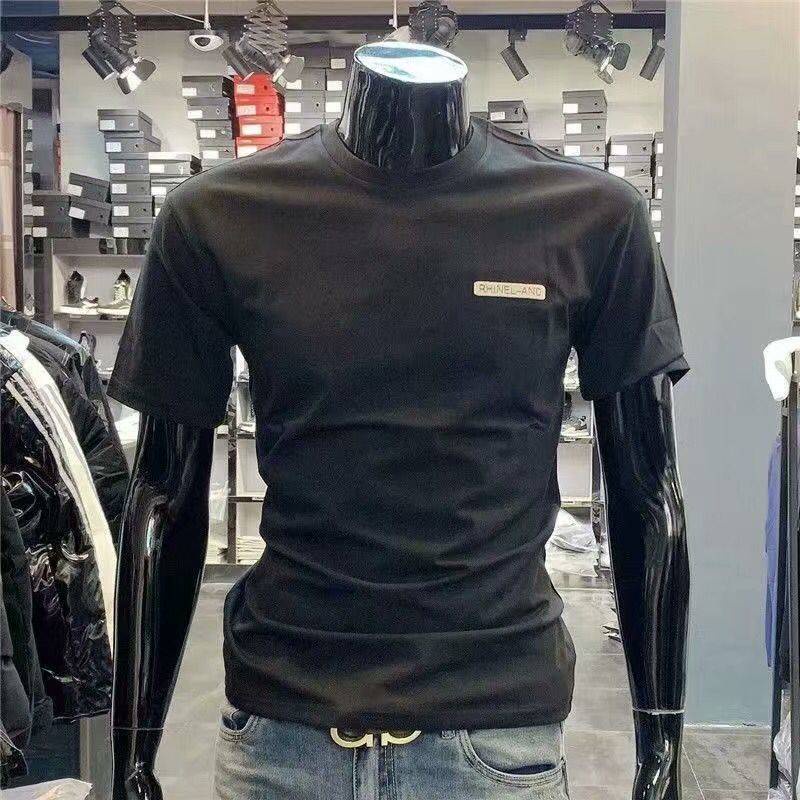 Áo Thun Tay Ngắn Cổ Tròn In Chữ Phong Cách Đường Phố Thời Trang Mùa Hè Dành Cho Nam