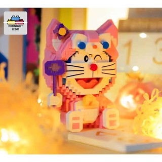 Mô Hình Lắp Ráp Doraemon Mèo Hồng
