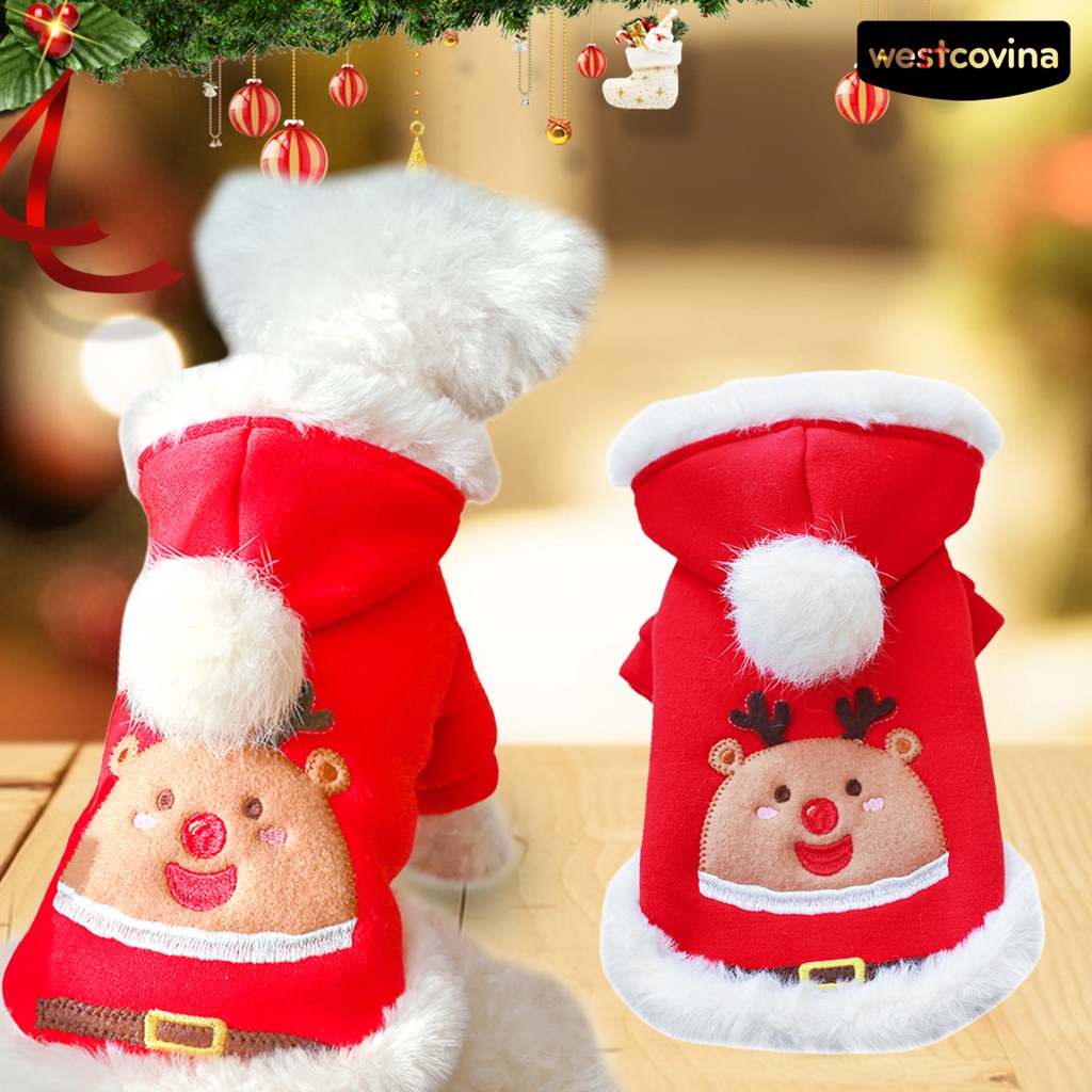 [COD]♘Áo Vest Bằng Polyester Viền Lông Mềm Mại Thoải Mái Giữ Ấm Cho Thú Cưng