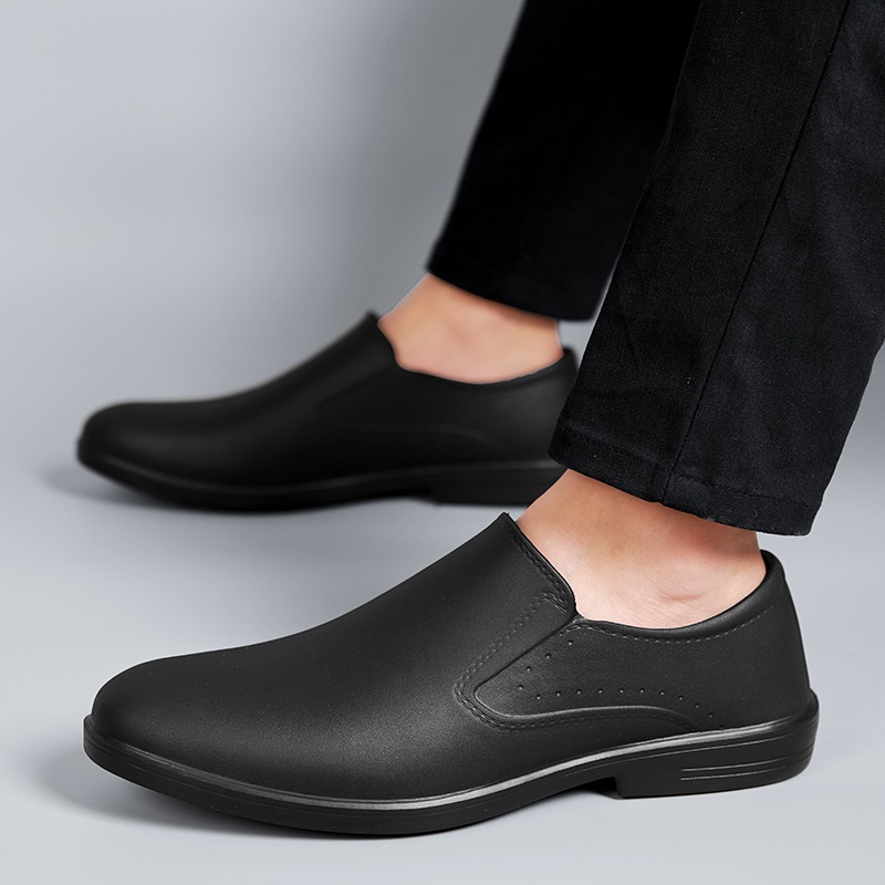 Nam Đầu Bếp Giày WAKO Dép Chống Trơn Trượt Giày An Toàn EVA Nhẹ Nhà Bếp Giày Đi Làm Sau Nhà Bếp Căng