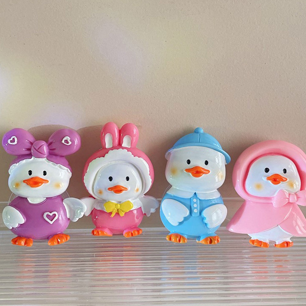 Ốp Điện Thoại Có Giá Đỡ Hình Chú Vịt Đeo Nơ Màu Tím Cho IPhone 14 13 12 11 Pro Max XS Max XR 8 7 Plus