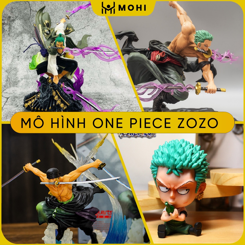 [Có BOX, Có bản LED] Mô hình One Piece Zoro full haki, Zoro 3000 thế giới, Zoro wano trên mái nhà, Z