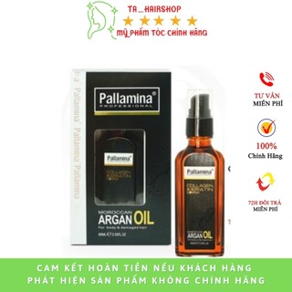 Dầu dưỡng tạo nếp tóc PALLAMINA phục hồi tóc xịt dưỡng tóc hương thơm nước hoa