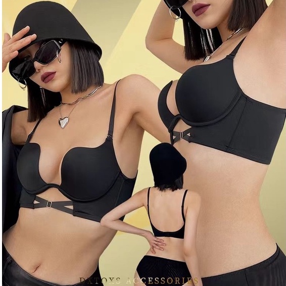 Set Áo Lót Không Đường May Cổ Chữ V Sâu Nâng Ngực + Chân Váy Cưới