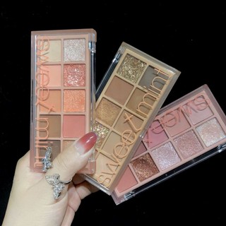 Bảng phấn mắt sweetmint 10 ô lỳ và nhũ