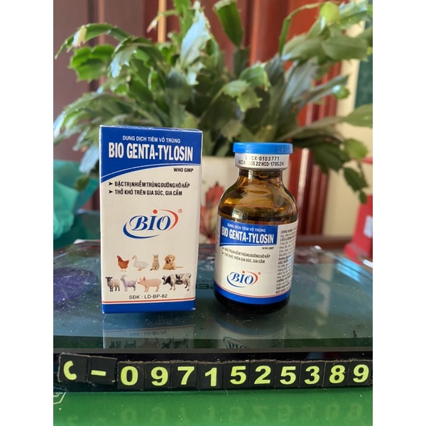 Bio Gen-ta Ty-lo-sin - dùng cho chó mèo, gia cầm, gia súc