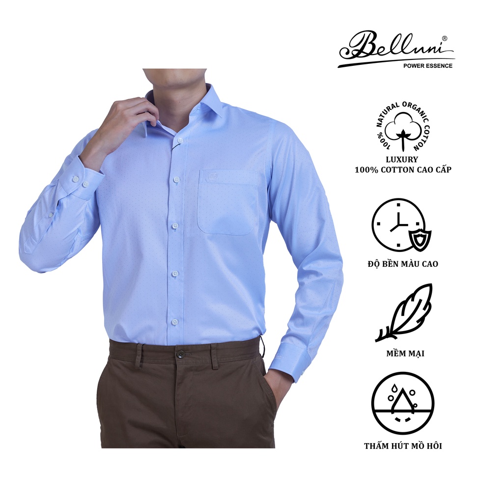 Áo sơ mi nam dài tay cao cấp BELLUNI LUXURY - ADL.PCMJ.BE.2.B5