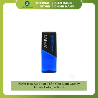 Nước Hoa Xịt Toàn Thân Cho Nam Gatsby Hương Mạnh Mẽ, Nồng Nàng, Quyến Rủ Urban Cologne 60ml