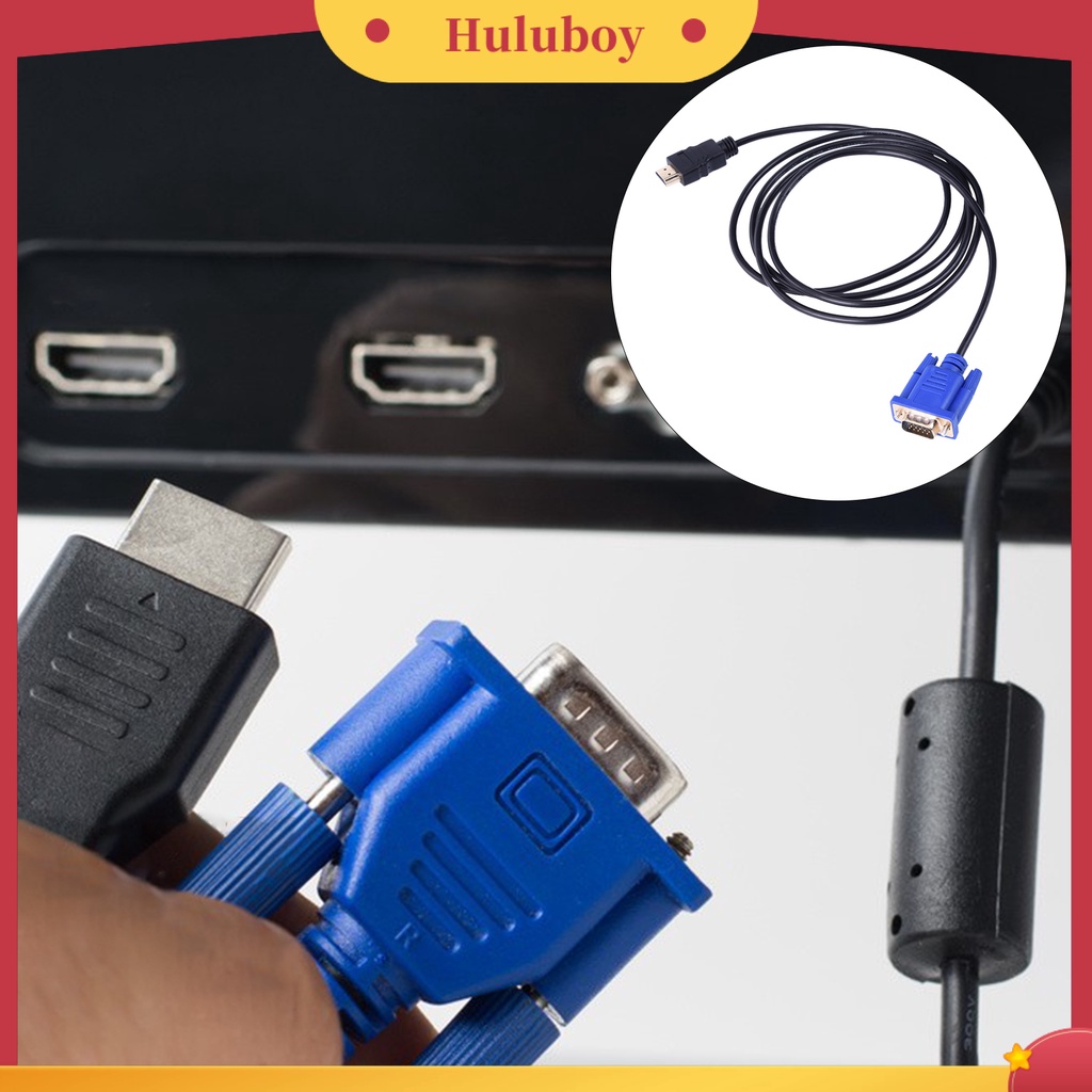 Cáp kết nối bộ chuyển đổi HDTV HDMI 1080P sang VGA 15 chân cho PC TV