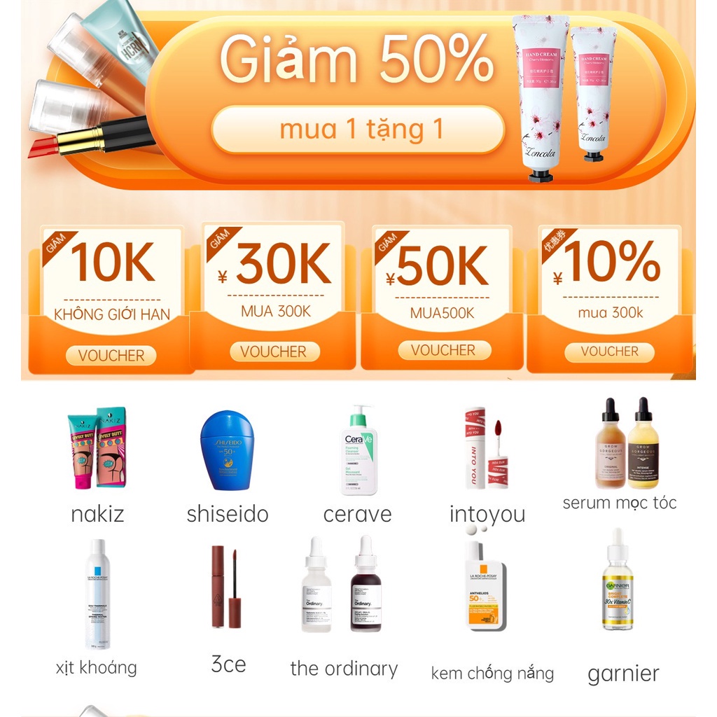 SALE.serum trắng da ganier vitamin c 30 giảm mụn serum ganier tinh chất vitamin c giảm thâm mụn 30ml dưỡng ẩm chính hãng