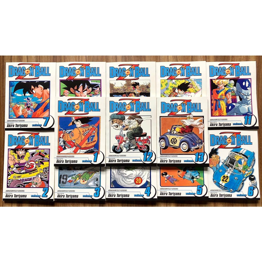 Dragon ball và dragon ball super tiếng anh in giấy chống lóa