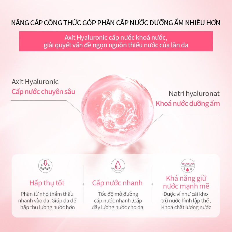 MASK FAMILY Hyaluronic Acid mặt nạ cấp ẩm b5 dưỡng ẩm cấp nước Air Cushion Vitamin B5 Chăm sóc da mặt 26ml 5 Miếng