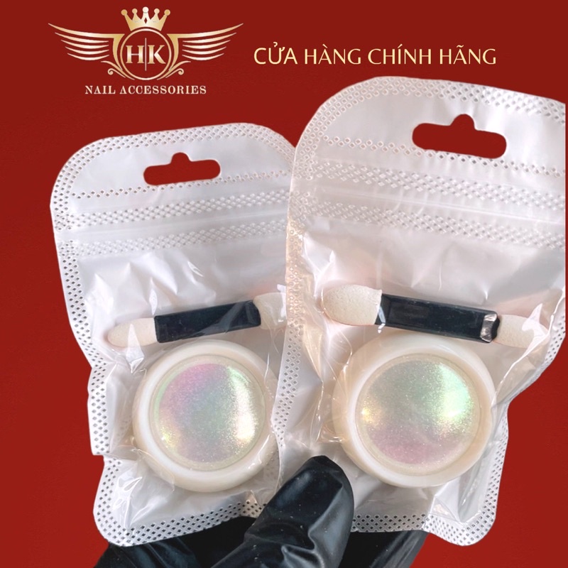 Bột tráng gương nhũ ánh trai HK NAIL ACCESSORIES