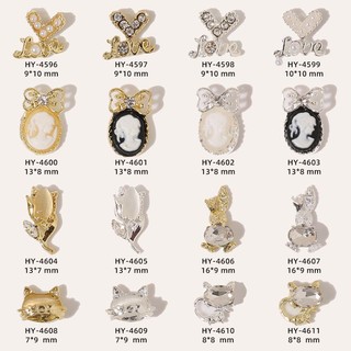 Charm kim loại trang trí móng tay,mẫu charm cao cấp gắn trang trí móng