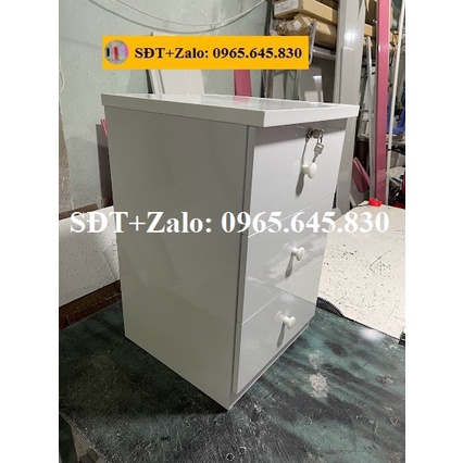 Tủ, Kệ Đầu Giường Nhựa Đài Loan Cao 68cm Ngang 42cm Màu Trắng 915