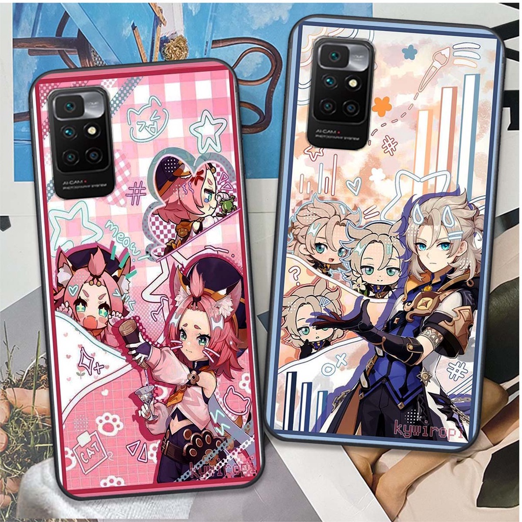 Ốp Xiaomi Redmi 10C / Redmi 10A / Redmi 10 bộ hình anime siêu cute, siêu đáng yêu