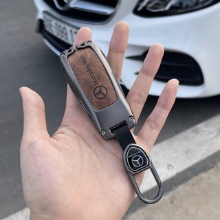 Vỏ ốp khoá xe hơi - bọc chìa smartkey ô tô mercedes benz a, c, e, s, glc 4matic, gle, gls