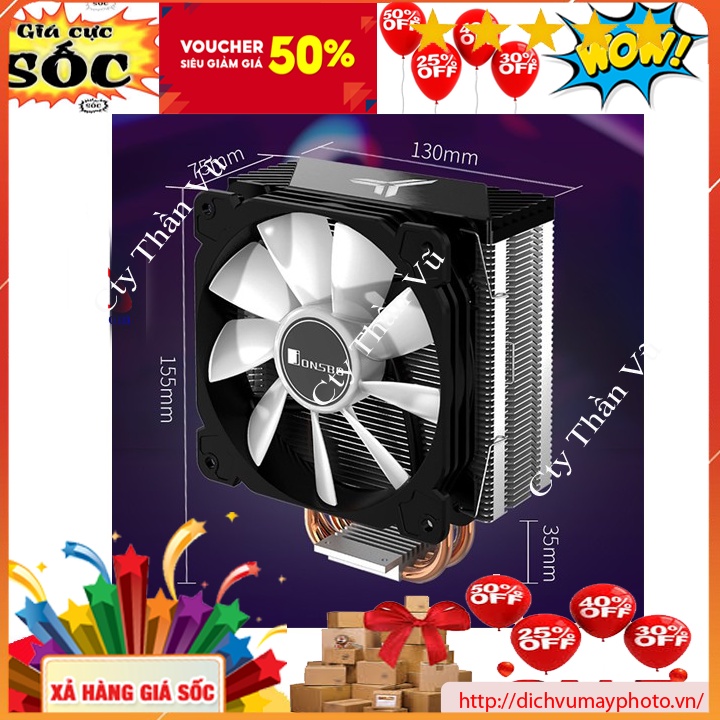 Quạt Tản Nhiệt CPU Jonsbo CR1000, CR1200 Led RGB Phiên Bản Fan 9Cm 12Cm chất lượng tốt INECO