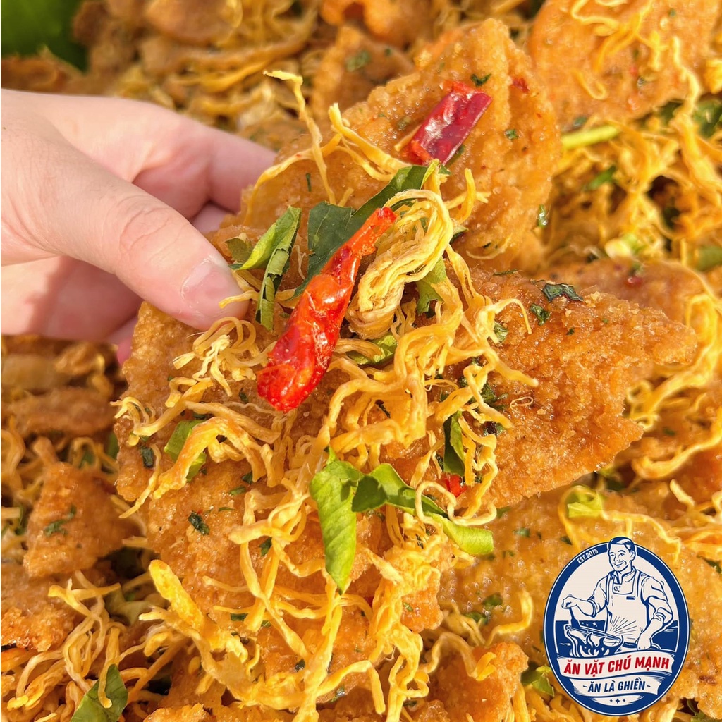 Cơm Cháy Mắm Khô Gà