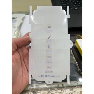 COMBO Miếng Dán PPF Bảo Vệ Mặt Trước Và Mặt Sau lP. Miếng Dán Trơn.