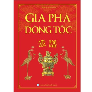 Sách gia phả dòng tộc - bìa cứng