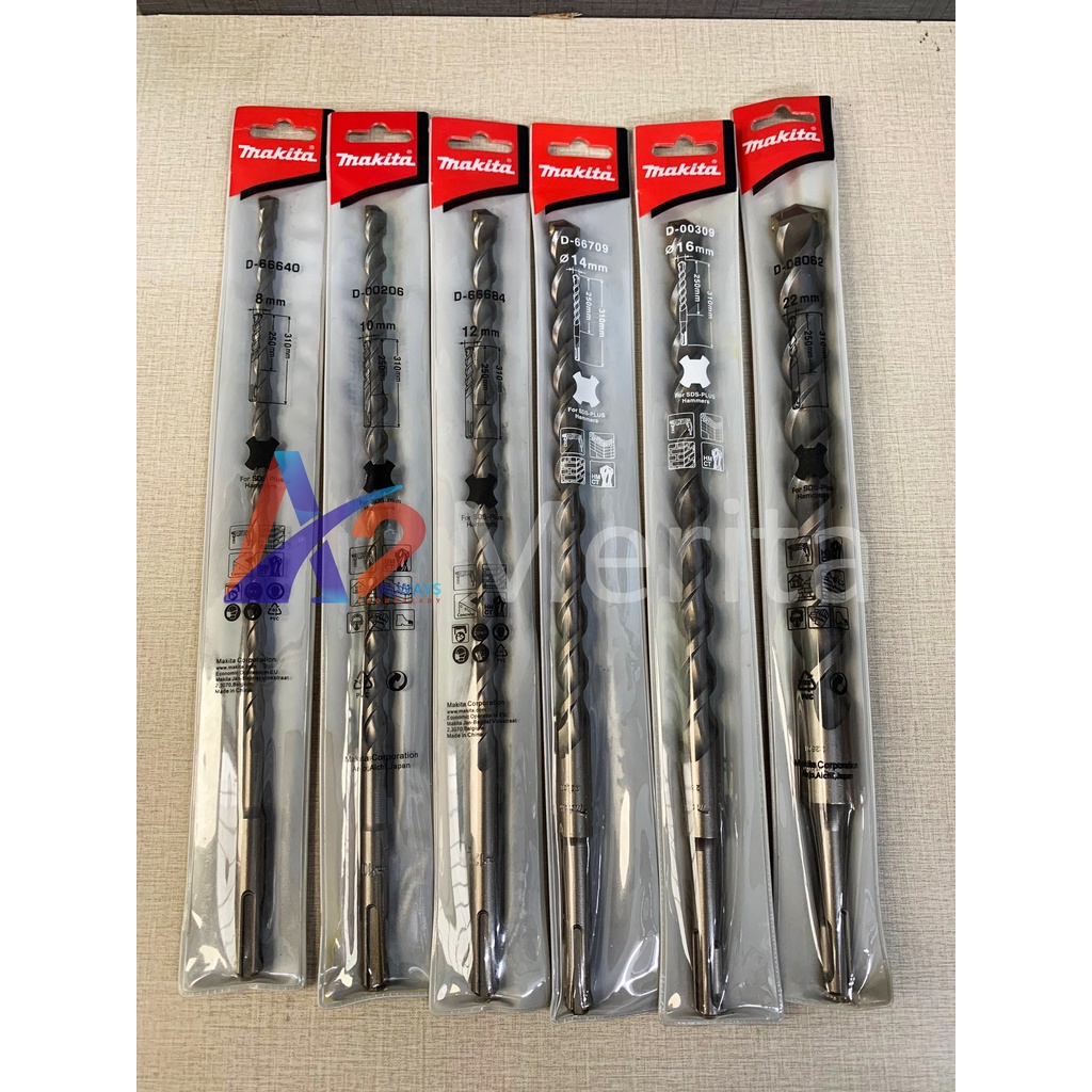 Mũi khoan bê tông xuyên tường dài 250/310mm SDS Plus Makita