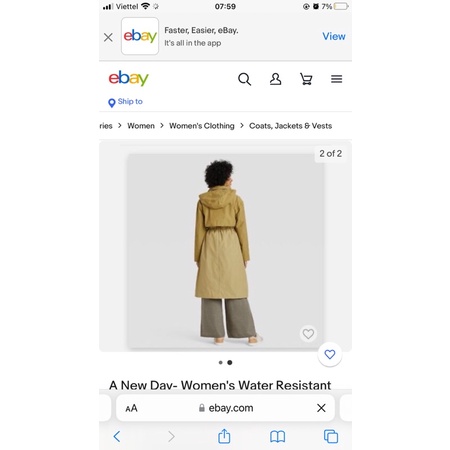 Áo khoác mangto A New Day