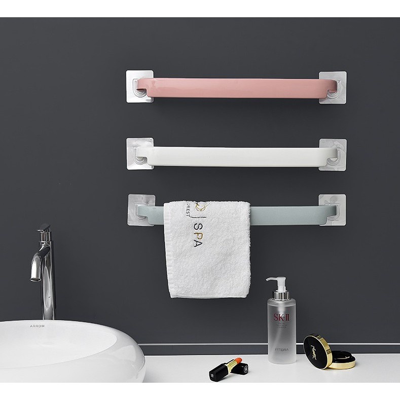 Thanh Dán Tường Treo Khăn Mặt Kệ Dán Tường Treo Quần Áo B111