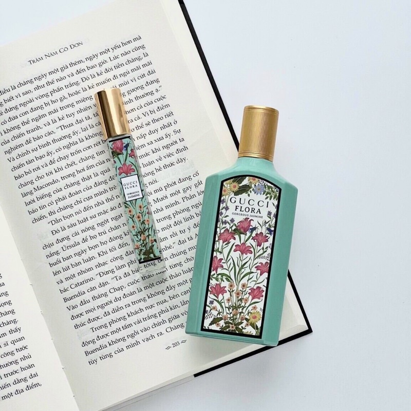 Nước Hoa Gucci Flora Gorgeous Jasmine Xanh 10ml