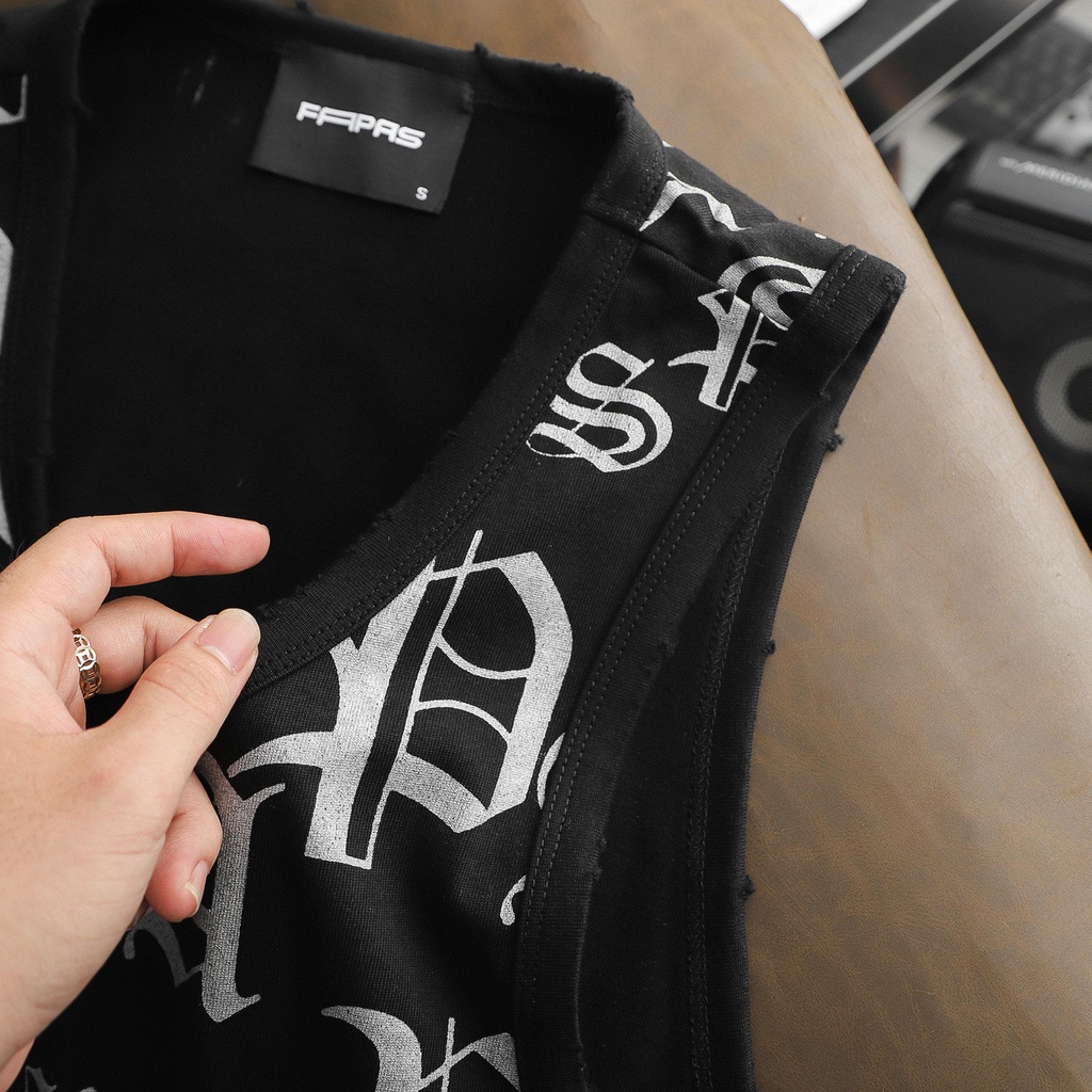 Áo Tanktop Nam Gothic In Hình Trẻ Trung Chất Vải Cotton Co Giãn Phong Cách Thể Thao Form Relaxed Thoải Mái - FAPAS