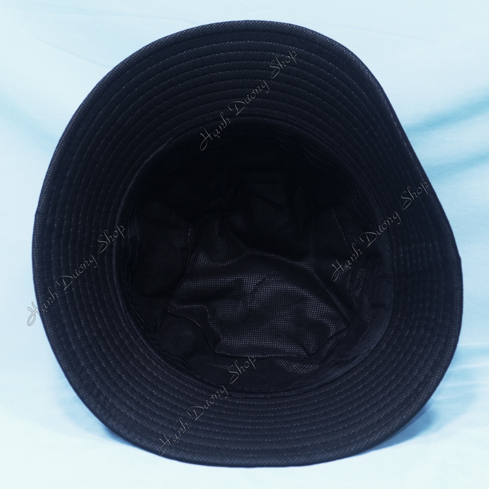Nón tai bèo vành nhỏ thêu chữ mũ bucket vành cụp nón bucket vải kaki thoáng mát phong cách unisex phù hợp cả nam và nữ