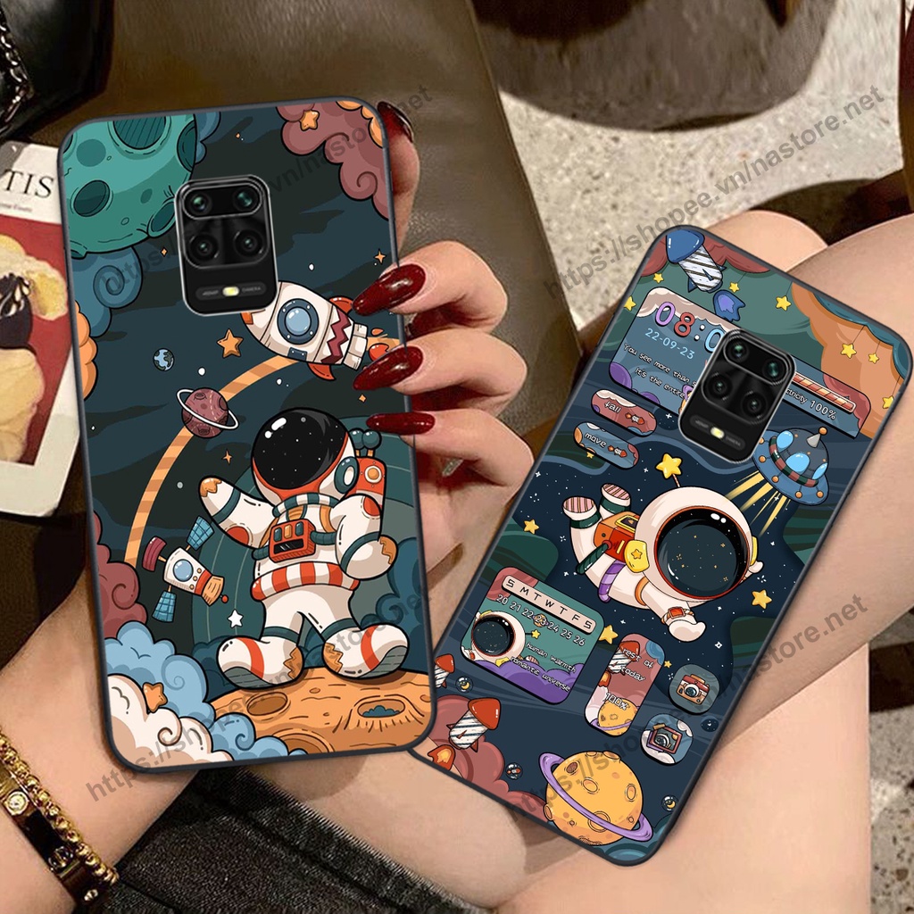Ốp lưng Xiaomi Redmi Note 9 / Note9s / Note 9 Pro cute,phi hành gia cute 3d cute giá rẻ