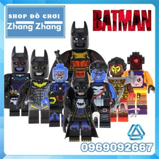 Đồ chơi Xếp hình người dơi Darkseid Punisher Arnim Zola - Killmonger - Batman Minifigures POGO PG8154