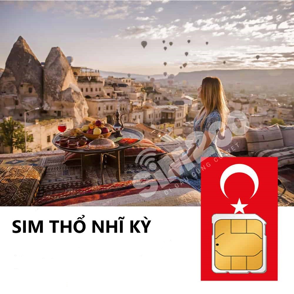 Sim du lịch Thổ Nhĩ Kỳ data tốc độ cao 4G