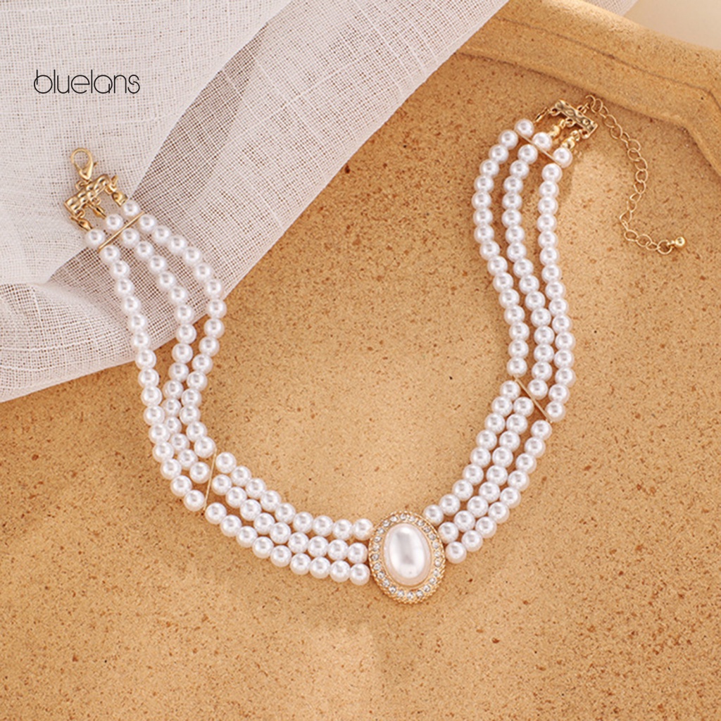 Vòng Cổ Choker Đính Ngọc Trai Nhân Tạo Thời Trang Dành Cho Nữ