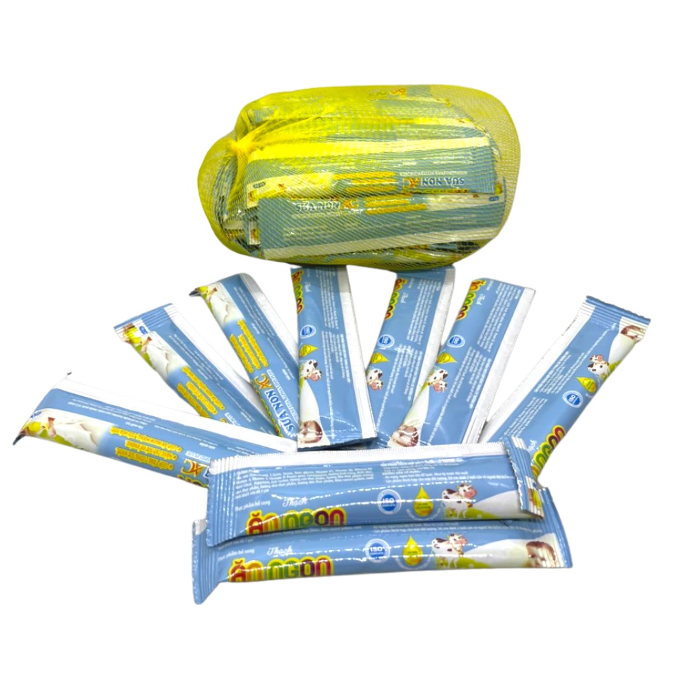 Thạch ăn ngon sữa non cho bé giúp ăn ngon, tiêu hóa tốt tăng cường đề kháng túi 50 gói