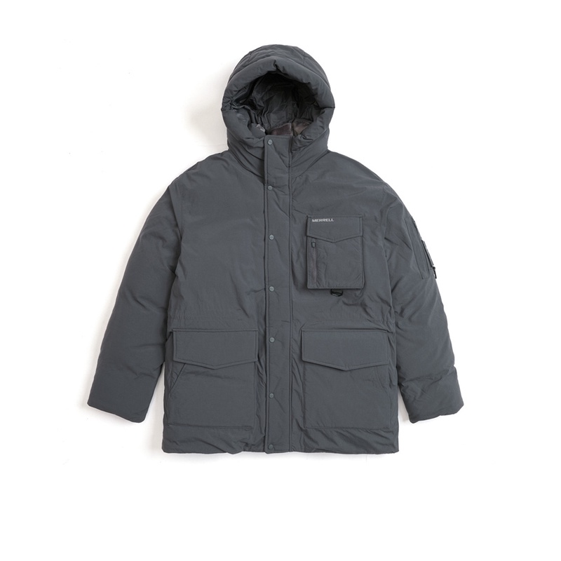 Áo khoác parka nam lông vũ Merrell mặc thời tiết đại hàn, siêu ấm xuất Hàn AK317