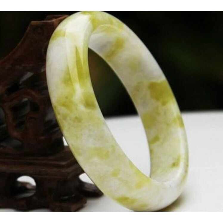 Natural jade Lantian jade bracelets men and women bangles Ready Stock LY
