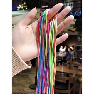 Dây tết tóc nhiều màu, bện tóc bohemian