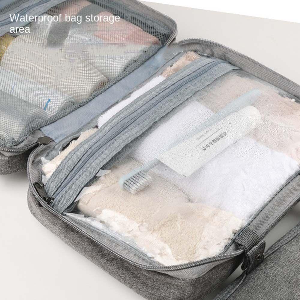 Túi Đựng Mỹ Phẩm Khóa Kéo Có Thể Gấp Lại Tiện Dụng