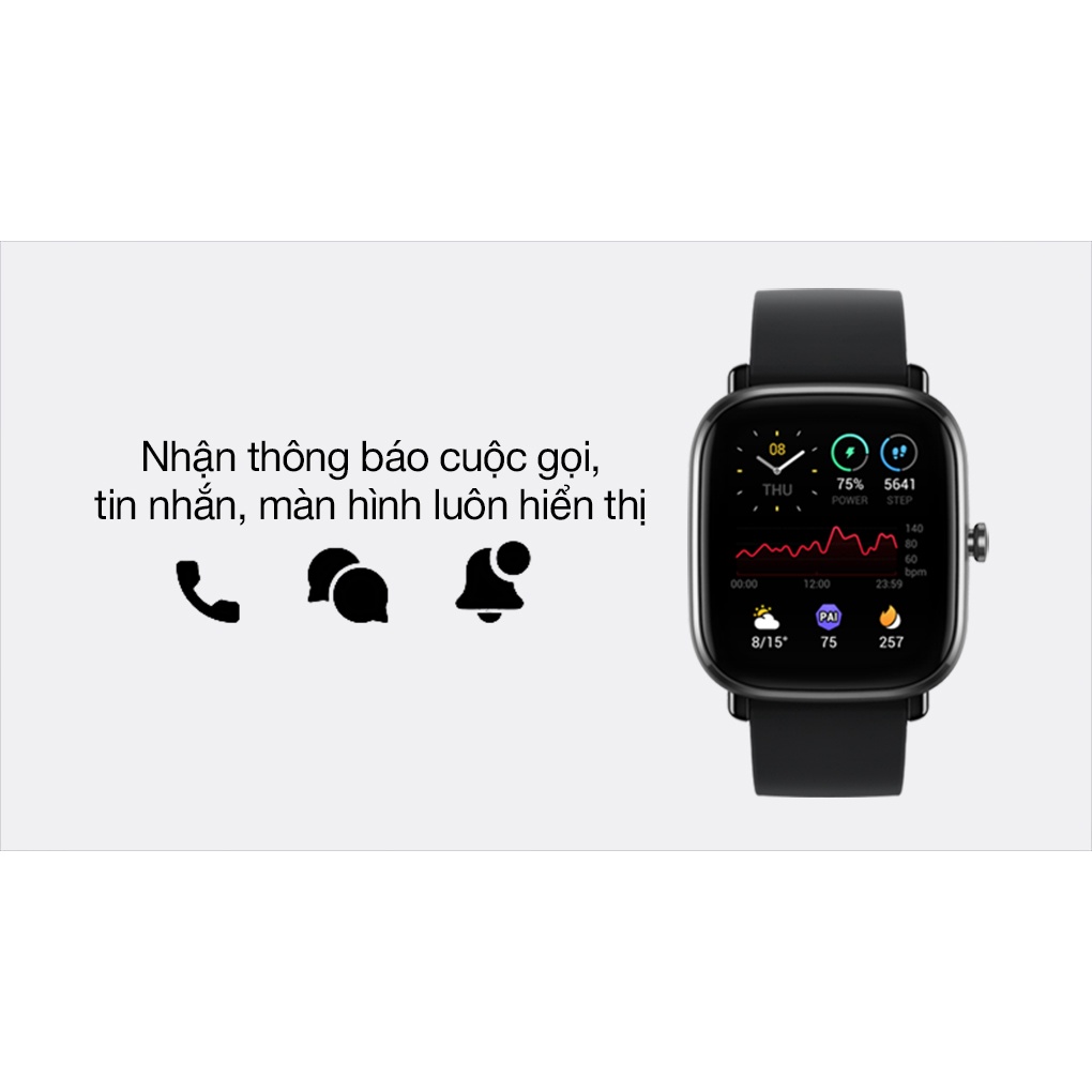 Đồng Hồ Thông Minh Amazfit GTS 2 Mini | Tiếng Việt | Hàng Chính Hãng | Bảo Hành 12 Tháng | Mimax Store